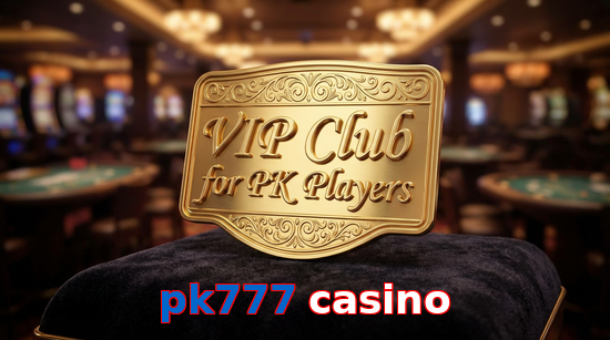 Main screen of Pk777 Casino vip page for PK players